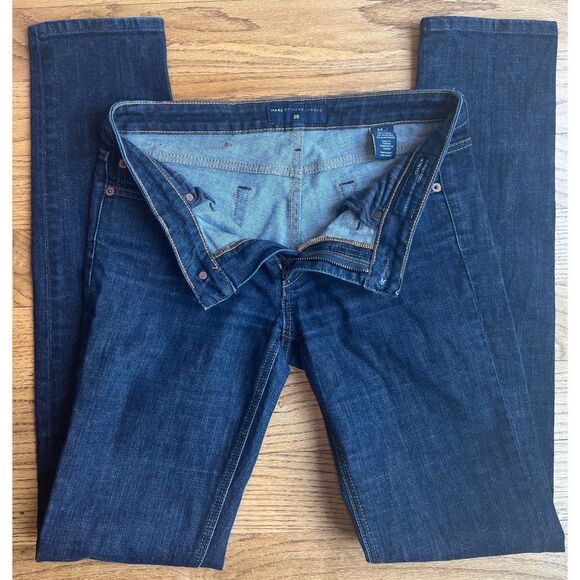Marc by Marc Jacobs Chrissie 003 Low Rise Skinny Stretch Dark Denim Jeans Sz 28 - Picture 5 of 16
